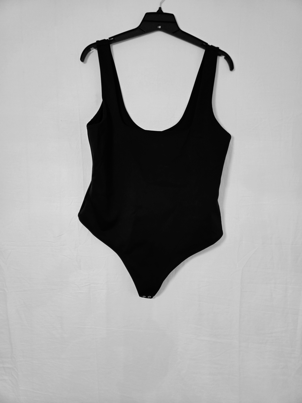 Good American Navy Square Neck Bodysuit